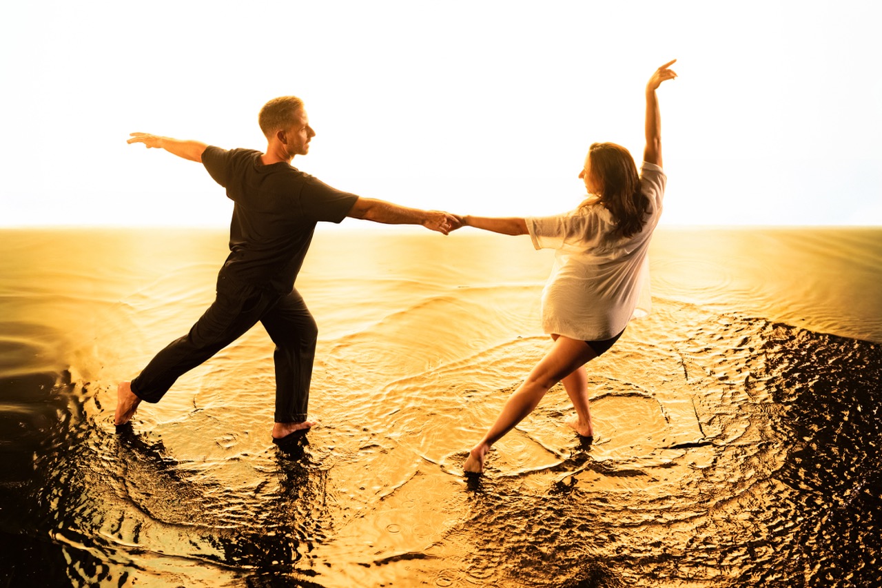 Maxime & Torri at golden hour